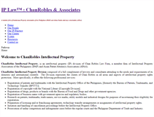 Tablet Screenshot of iplaw.chanrobles.com