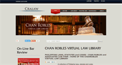 Desktop Screenshot of laws.chanrobles.com